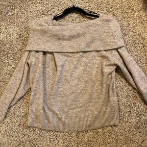 Off the shoulder sweater